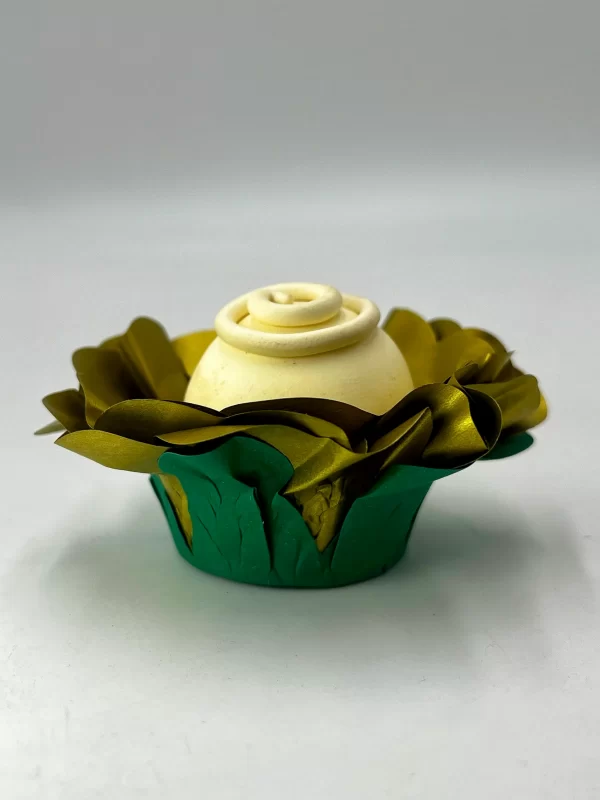 Flor Para Casamento Jasmin Metalizada - Caixa Com 24 Unidades - Imagem 2