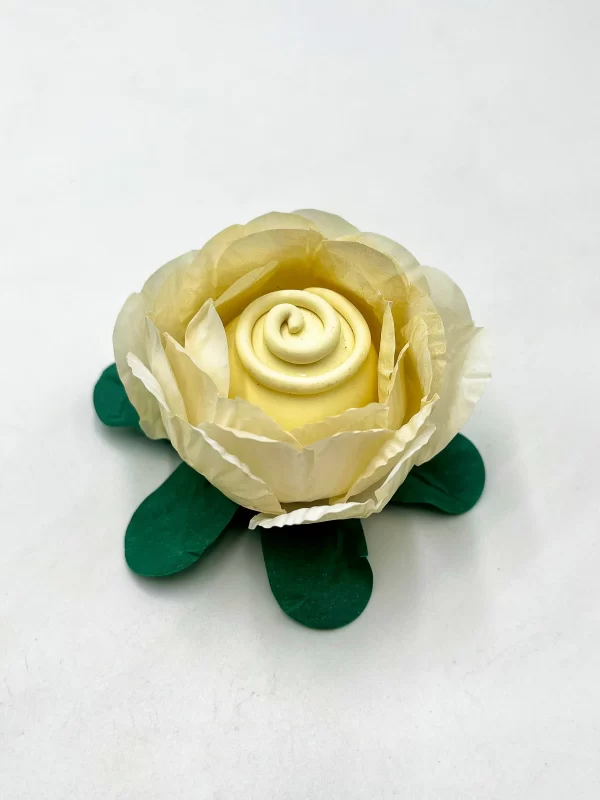 Flor Para Casamento Rosa Perolizada - Caixa Com 24 Unidades